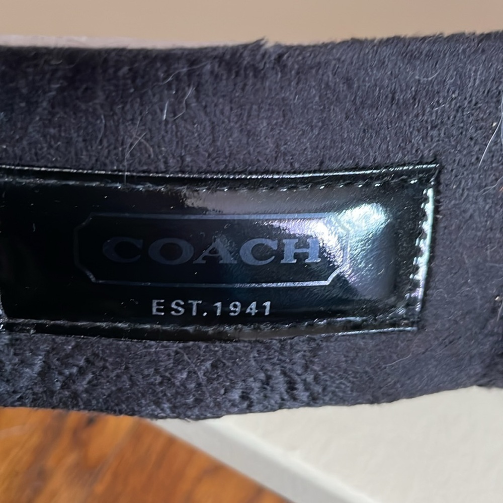 Coach Women's Tristee Black Rain Boots - Picture 10 of 10